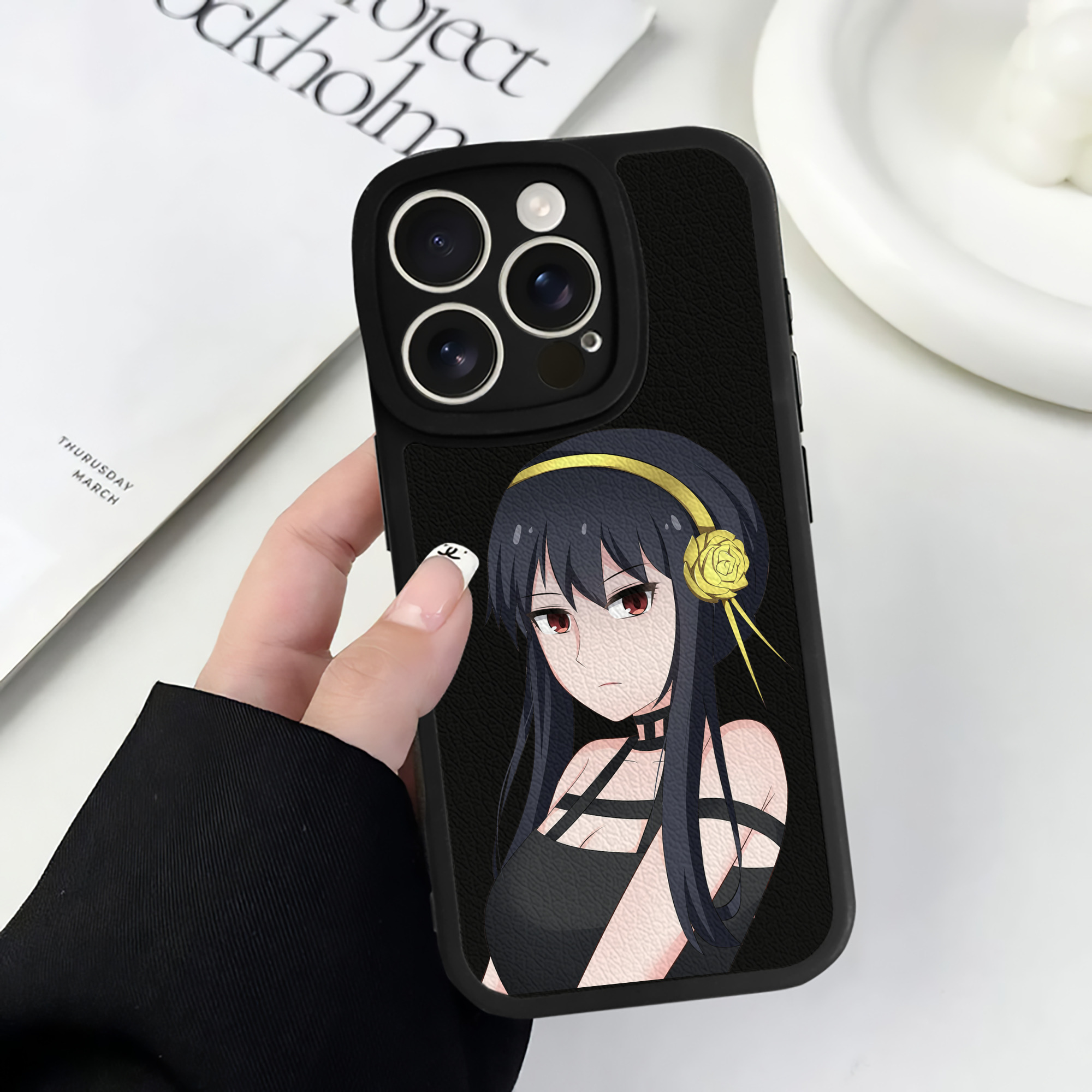 （画像用） SPY×FAMILY间谍家家酒 【iPhone 16シリーズ対応】シリコンスマホケース（レザー調） 材質：シリコン